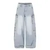 2026 Estilo Coreano Moderno Nuevo Estilo Adornado con Perlas Popular Juvenil Jeans Desgastados Fuente Directa Venta al por Mayor 10