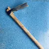 Enxadinha Forjada para Cavar Verduras Selvagens e Brotos de Bambu ao Ar Livre Aço Manganês para Plantar Legumes Ferramentas de Jardim Cavar Terra Enxadinha Pequena Multifuncional