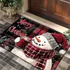 La nueva alfombrilla decorativa navideña de Temu decora los hogares de Amazon, creando una atmósfera festiva, alfombrilla de baño antideslizante, alfombrilla para la entrada