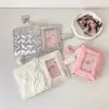 Álbum de Tarjetas de Hojas Sueltas Estilo Coreano con Estrella Láser y Cremallera para Niñas, Libro de Almacenamiento de Tarjetas de Ídolos, Bolsa de Almacenamiento para Planificador Estudiantil