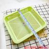 Cesta Cuadrada Pequeña para Guardar Frutas y Verduras, Cesta Escurridora, Cesta Colador Cuadrada de Plástico para Uso Diario y Clasificación