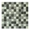 Fábrica direta de azulejos de mosaico de vidro de cristal de Foshan para engenharia residencial piscina azul tricolor mosaico de vidro