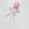 Novos Enfeites para Decoração de Bolo Balão de Espuma, Bolas Redondas Coloridas Macaron, Bolas Peroladas Leves de Plástico, Toppers Pequenos