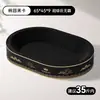 Rascador para gatos de cartón negro, duradero y sin desprendimiento, nido rascador para gatos integrado, cuenco rascador para garras de papel corrugado engrosado
