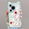 Funda para Teléfono Móvil Adecuada para Huawei Pura70, Funda para Teléfono Móvil de Dibujos Animados de Gama Alta Huawei P60Pro con Lindo Diseño de Gatito