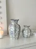 Nuevo Estilo Chino Medieval Azul y Blanco Porcelana Retro Jarrón Cerámica Arreglo Floral Sala de Estar Decoración Adornos Arreglo Floral Arreglo Floral