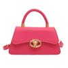 Bolso de Viajero para Mujer Primavera 2025 Simple y Elegante Color Sólido Un Hombro Cruzado de Mano Bolso Cuadrado Pequeño