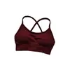 Sujetador deportivo de verano transfronterizo para mujer, espalda cruzada, tirante fino, sujetador de yoga, camiseta sin mangas para correr, ropa interior de fitness