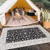 Alfombra para Sala de Estar de Imitación Cachemir Persa para Exteriores e Interiores, Resistente a Manchas, Alfombra Refrigerante de Cobertura Total para Sala de Estar del Hogar