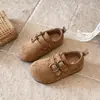 Zapatos infantiles estilo Birkenstock, nueva colección otoño 2026, estilo retro para niñas y niños, zapatos de bebé de suela blanda, zapatos de vestir, zapatos pequeños de cuero