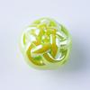 Bola de flor de lã colorida cor real UV colorida DIY pulseira colar joias com contas acessórios de joalheria furo reto contas de cores mistas