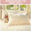 Funda de almohada 100% algodón, nuevo estilo 2026, algodón puro, juego de dos, funda de almohada estampada para todas las estaciones, 48 cm x 74 cm, funda interior para núcleo de almohada