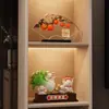 Adorno de Calabaza de Cinco Bendiciones para Sala de Estar, Entrada, Mueble de TV, Decoración de Vinoteca, Regalo de Inauguración, Regalo para Casa Nueva