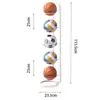 [Transfronterizo] Nuevo Estante de Baloncesto de 6 Niveles Nuevo Estante de Baloncesto de 5 Niveles Estante de Baloncesto de 4 Niveles Lugar de Almacenamiento Estante de Almacenamiento de Pelotas Baloncesto