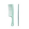 Peine Ecológico de Paja de Trigo de Dientes Anchos para Alisar el Cabello, Peine de Dientes Grandes, Peine para Peinar, Peine de Peluquería