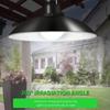Luz de Calle Solar, Bombilla LED de una Cabeza, Bombilla de Luz Doble para Interiores y Exteriores, Panel Solar, Luz Solar