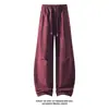 Colección Otoño 2026: Pantalones de lona de algodón puro de peso pesado lavados, tallas M-5XL, GK261001 - Especial P48