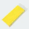 Pajitas Finas Desechables de Papel Coloridas para Té de Leche Jugos Bebidas Ecológicas Pajitas de Papel Color Sólido Biodegradables Impresión y Procesamiento