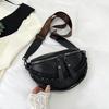 Riñonera bandolera ancha transfronteriza, bolso de cadena de moda, nuevo bolso bandolera de moda, bolso de hombro para mujer, bolso de pecho para mujer, moda coreana, bolso para mujer