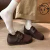 Zapatos Birkenstock Retro para Mujer 2026 Otoño Nuevos Zapatos Mary Jane Slip-on Mocasines Perezosos Zapatos de Suela Simple para Aumentar la Altura Interior para Mujer