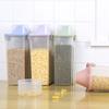 Latas nuevas de almacenamiento para utensilios de cocina, latas selladas portátiles, latas de plástico para almacenamiento, cubo sellado multiusos para cereales de cocina