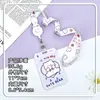 Portatarjetas de Cuello para Estudiantes, Tarjeta de Identificación, Tarjeta de Campus, Tarjeta de Comedor, Estuche Deslizante para Tarjetas, Venta al por Mayor, Portatarjetas de Identificación Unisex, Cubierta Protectora, Estuche Rígido