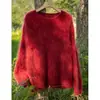 Nuevo Suéter de Punto 100% Cachemira Otoño/Invierno 2026, Cuello Redondo, Manga Larga, Tejido de Trenzas, Top de Cachemira Suave Cepillado