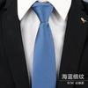 Gravata Vestido Masculino Negócios Azul Listrado Camisa Terno Mãos Preguiçoso Pessoas Sem Zíper Tendência Casamento