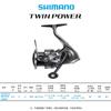 Shimano 20/24Twinpower Nova Roda de Pesca Spinning Luya Água Salgada Lançamento de Longa Distância Placa de Ferro Roda de Pesca de Barco Ouçaapa