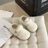 Nueva colección de invierno de zapatos de algodón para bebé, 3-6 años, zapatos mullidos para niños con suelas suaves, antideslizantes y forrados de felpa, zapatos de princesa para niñas