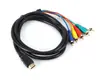 Adaptador HDMI para 5 RCA de 1,5 m Leitor de diferença de cor HDMI Set-top box Linha HD Venda no varejo