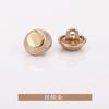 Bordas Lisas Espiral Metal Pequenos Botões Costurados à Mão Botões de Camisa Botões de Tricô para Suéter Fixadores de Botão Botão Dourado