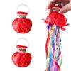 Pulsera de Seda de Araña Lanzadora de Serpentinas Hecha a Mano Accesorios para Fotos de Compromiso Fuegos Artificiales Atmósfera de Cumpleaños Cinta de Boda Cañón de Confeti Sin Limpieza