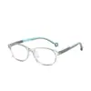 Armações de Óculos Infantis Armações Tr90 para Alunos do Ensino Fundamental Masculino e Feminino Lente Anti-Luz Azul Dentifier Miopia Armação Simples 8-12 Anos