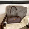 Bolsa de axila versátil com padrão de diamante para mulheres, nova coleção outono 2026, de alta qualidade, nicho, bolsa de ombro de luxo leve, bolsa de noiva