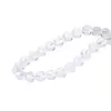 Cristal Blanco Natural Cuentas Sueltas DIY Semiacabado Redondas Pulsera Accesorios de Joyería Cuentas Espaciadoras Accesorios Fabricante Mayorista