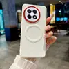 Adequado para Capa de Celular Oneplus 13 Couro Liso Luxo Acessível Capa Protetora Magnética Anti-Queda Ace5Pro Capa Traseira Estampada 1+13