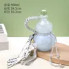 Botella de Agua Simple con Forma de Calabaza, Botella para Fermentar Vino, Botella para Bebidas de Té con Leche, Jarra de Vidrio para Vino, Set de Vino Portátil para Hogar y Exterior, Botella Portátil