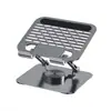 Soporte Metálico Giratorio para Tableta, Soporte para Laptop, Soporte de Escritorio Ajustable para Transmisión en Vivo y Ver Videos