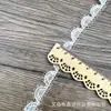 Nuevo Encaje Bordado Ligero de Poliéster Soluble en Agua Cinta Bordada de 1 CM de Ancho Código de Barras Bordado Accesorios para Vestidos de Novia Venta al por Mayor
