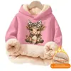 Sudadera con capucha casual de ajuste holgado, tamaño grande, mezcla de algodón y lana de cordero con forro polar, sin bolsillos, para primavera y otoño en el sudeste asiático