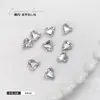 K9 Forma de Coração Vidro Coração de Pêssego Fundo Pontiagudo Nail Art Strass Strass de Cristal Capa de Celular Strass Transfronteiriço
