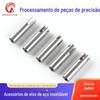 Acessórios de eixo rotativo de aço inoxidável personalizados não padronizados suporte de cartão de aço inoxidável fresagem composta peças de torno CNC hardware