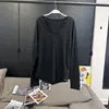 En StockCamiseta Interior VC de Cabeza Pequeña con Cuello en U Ajustada al Cuerpo Top Estampado de Capa Base