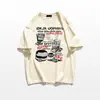 2026 Nueva Camiseta de Manga Corta Primavera y Verano para Mujer Temporada Holgada Oversize Estilo Americano High Street Top de Media Manga