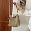 Bolsa de Ombro Tecida Vintage de Verão para Mulheres 2026 Estilo Coreano Casual de Palha Bolsa de Mão para o Dia a Dia