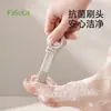 Esfoliador de Pés Dupla Face Fasola para Remover Calos e Pele Morta, Lixa de Pés, Limpeza de Fissuras nos Pés, Escova Esfoliante para Pés Três em Um