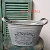 Comércio Exterior Vasos de Ferro Forjado Estilo Japonês para Bulbos, Flores de Grama Pequenas, Baldes de Metal, Baldes de Flores, Artigos Diversos, Decoração de Jardim