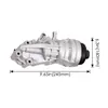 2701800610 Base del Filtro de Aceite Elemento del Filtro de Aceite Adecuado para Conjunto del Filtro de Aceite Mercedes-Benz Gla (Aluminio)