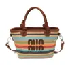 Bolso de Hombro Tejido Nuevo Primavera 2026 para Mujer, Bolso de Mano y Bolso Cruzado de Moda Versátil Estilo Coreano, Bolso de Paja con Diseño Único